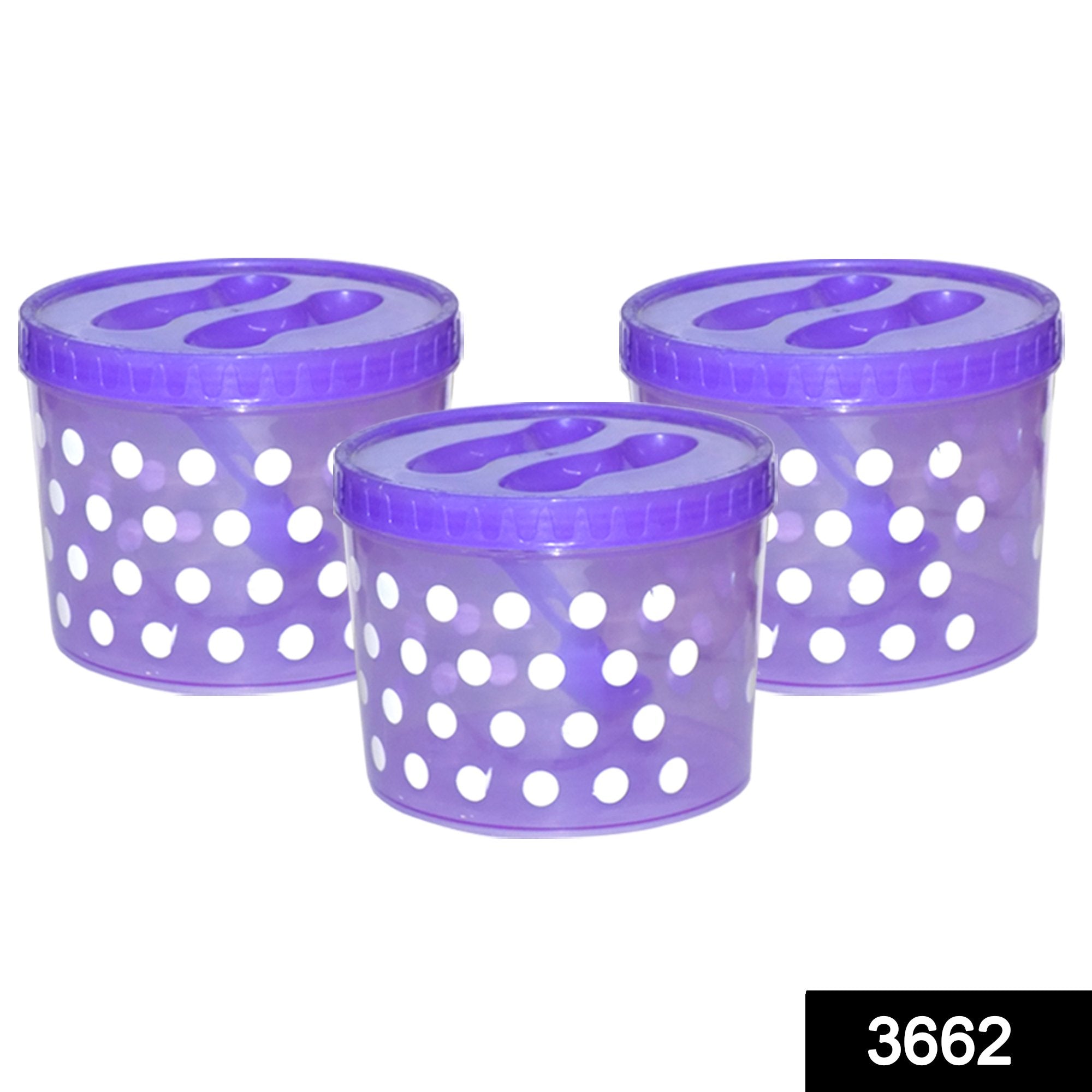 3662 Plastic Containers for Kitchen Storage, Food And Grocery Container (1000ml) (Set of 3) (Multicoloured) - SkyShopy 3662 Plastic Containers for Kitchen Storage, Food And Grocery Container (1000ml) (Set of 3) (Multicoloured) - SkyShopy